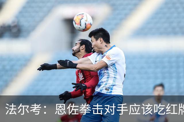 法尔考：恩佐拳击对手应该吃红牌 塔尔德利：美国主裁不适合执法